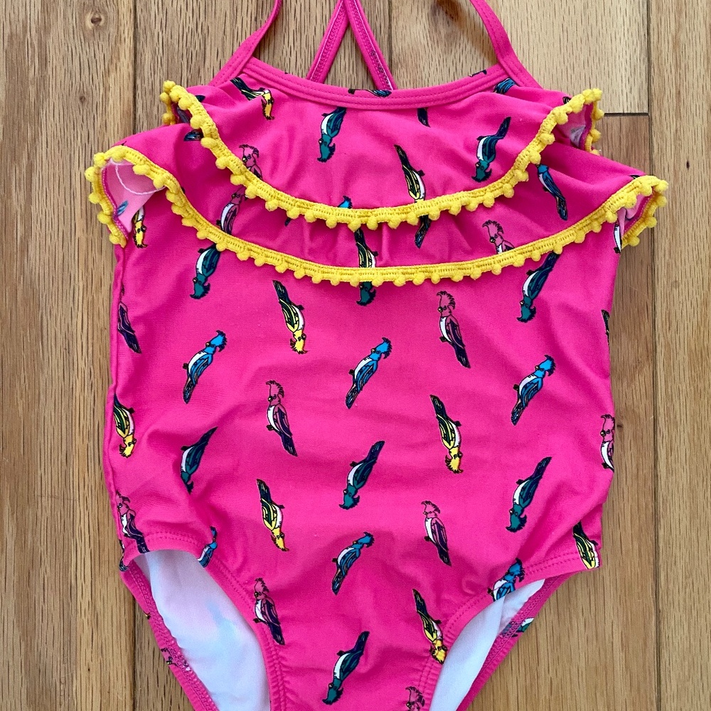 Toddler girl one piece swimsuit